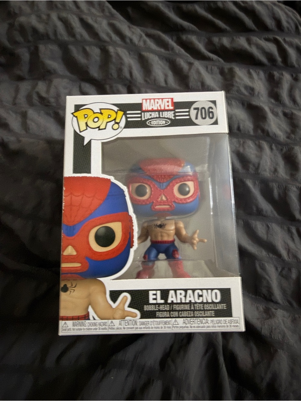 Funko Pop! Marvel El Aracno #706 Spider-Man Lucha Libre Edition